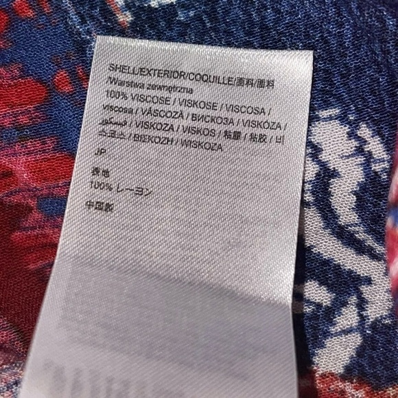 Desigual PERUGIA Boho floral embroidered Batwing v-neck flowy Blouse small - Picture 12 of 15